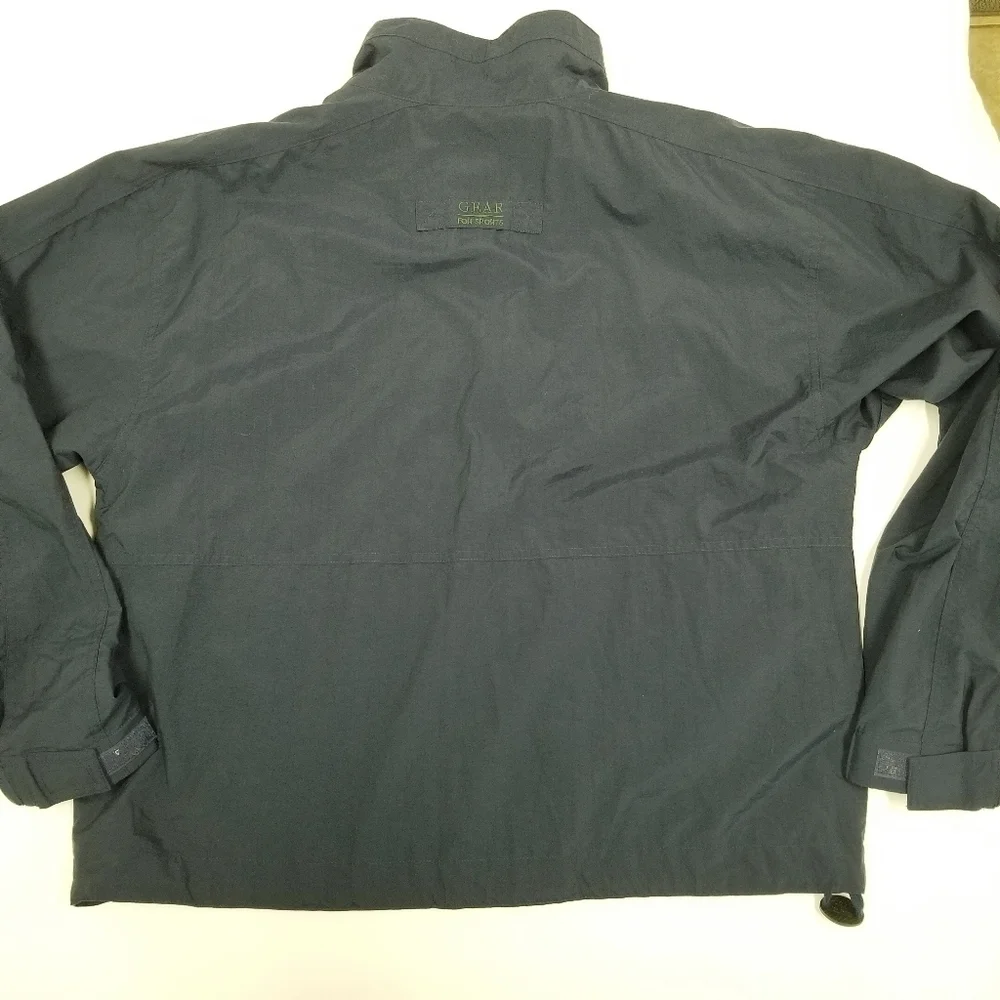 Gear for sports lightweight wind breaker jacket‎ coat size Medium dark navy blue